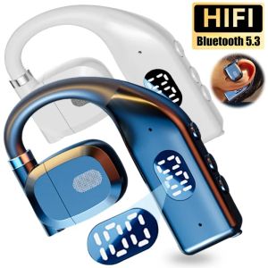 Wireless Bluetooth 5.4 Headphones With LED Display Earphones With Mic Handsfree Noise Canceling Headset For Driving Audifonos