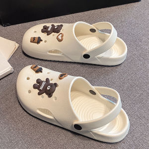 Couples Summer Half-slipper Hole Shoes Flat