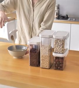 DXL Sealed Can Food-grade Household Kitchen Moisture-proof Grain Storage Box Rice Bucket Storage Tank