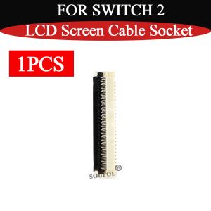 New 1/5/10PCS For NS2 LCD Screen Cable Socket Replacement LCD Display Connector Socket Repair Part For Switch 2 Gaming Accessory