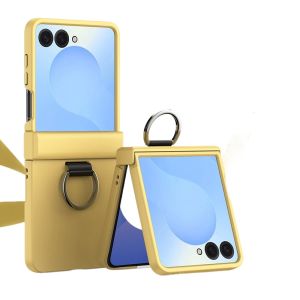 szhaiyu | Ring Holder Phone Case for Samsung Galaxy Z Flip 8 7 6 5 4 3 ZFlip8 ZFlip7 FE All Inclusive Hinge Protective Hard Cover