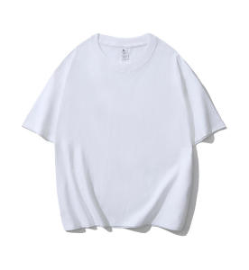 เสื้อยืดแขนสั้นลายตัวอักษรยูนิเซ็กส์ ทรงหลวม ผ้าฝ้าย ฤดูใบไม้ผลิ 2025 เสื้อตัวบนลำลอง เสื้อผ้าทำงาน