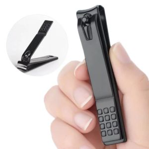 Gunting Kuku Hitam Black Besar Jumbo Stainless Manicure Pedicure 8CM