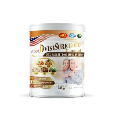 Sữa OvisiSure Gold Hộp 650G, Giúp Xương Khớp Chắc Khoẻ, Linh Hoạt, TPCN Hương Mai