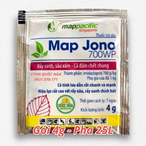 THUỐC DIỆT BỌ TRĨ MAP JONO 700WP CHUYÊN TRỪ BỌ TRĨ RẦY XANH SÂU XÁM