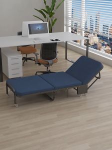 KOME LIFE เตียงพับ เตียงเดี่ยว ที่เก็บของแบบพับได้ ไม่ต้องติดตั้ง พกพาสะดวก รับน้ำหนักได้ 400ปอ พับง่าย กว้าง 80 ซม.เตียงนอนพับได้