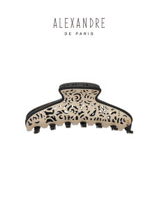 Large Size Shark Clamp Hair Clip ALEXANDRE DE PARIS Paris Fashion Accessory Gift Selection Elegant Vintage Hair Accessories