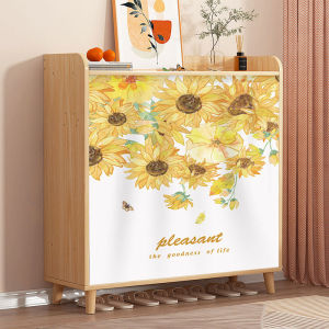 Rèm Che Tủ Tủ Giày Vải Che Tủ Bếp Khóa Dán Rèm Vải Chống Bụi Cho Tủ Quần Áo Rèm Nhà Bếp