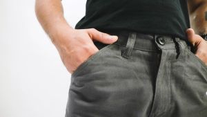 Chino Reguler Gombrong Forthright Abu Loose Celana Over size Nyaman Pria