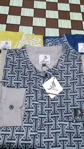 Baju Muslim Pria Dewasa Lengan Panjang Motif Kobata Size M L XL Branded Alanza Muslim Wear