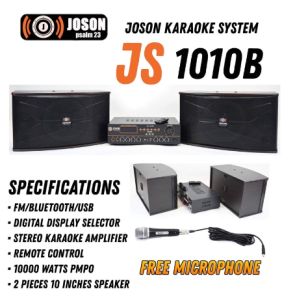 JOSON 1010: A Comprehensive Guide to the 10 Inch Bluetooth Speaker Set & Professional Karaoke Audio System