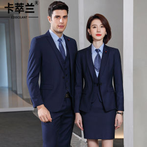 ชุดสูทลำลองระดับไฮเอนด์ ทรงสลิมฟิต ผ้าโพลีเอสเตอร์ผสม แขนยาว สำหรับผู้หญิงวัย 25-35 ปี