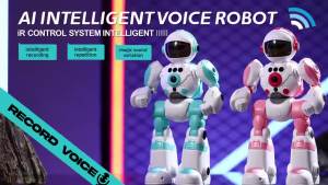 CONUSEA | Clearance Sale Smart Robot Interactive Intelligent Robo Robotics Music Dance Record Repeat Touch Gesture Control Toys for Boys