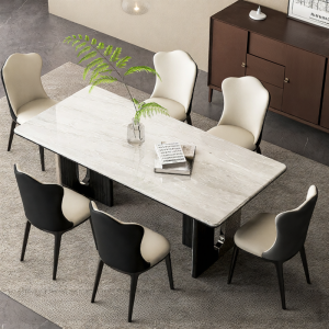 FPS FANPOSEN | Luxury Modern Rectangular Marble Dining Table