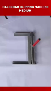 CALENDAR CLIPPING MACHINE - MEDIUM - free 50 pcs metal clip