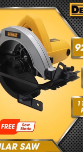 DeWALT 1200w (7-1/4") 185mm  Electric Portable Circular Saw Carpentry High-Power Wood Table Cutter