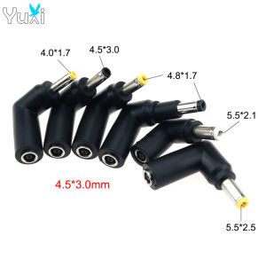 YuXi Laptop DC Power Adapter Plug for HP Dell 4.5*3.0mm Female To 4.0*1.7 4.8*1.7 5.5*2.1 5.5*2.5 MM Male DC Jack Converter