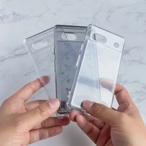 Ringke Fusion Compatible with Google Pixel 7a Case Transparent Hard Back Shockproof TPU Bumper Cover with Wrist Strap