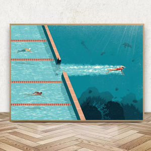 Jigsaw Puzzle Beautiful Abstract Swimming Pool Expand Comfort Zone Art For Adults Great Family Fun Relaxing Brain Teaser Gift