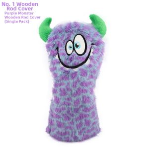 HELLO NRC | Monster Cartoon Plush Golf Driver Head Cover for No.1 Wood