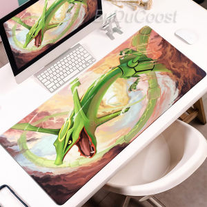 Bandai | Pokemon Mega Rayquaza Large Gaming Mouse Pad Non-Slip Rubber Desk Mat Keyboard Carpet for PC Laptop Gamer Playmat Office Micepad