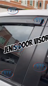 Proton Saga 2025-PRESENT MC 3 Premium Door Visor Air Press Window Mugen Style Acrylic Wind Deflector (4PCS/SET)