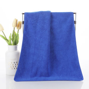 Large Bath Towel Beauty Salon Hair Washing Station Gas Station Car Wash Home Use Absorbent Polyester And Nylon Fabric Towel