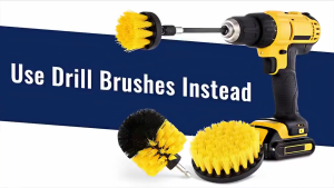 Sikat Bor Listrik Electric Drill Isi 3 Brush Dengan Stick 150 mm Sikat Bor Kamar Mandi Sikat Wc Sikat Bor Listrik Sikat Multifungsi Era Brush 3IN1