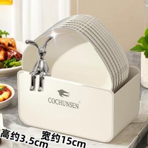 Designer European Style Bone China Dessert Plate Fruit Tray Moving House Small Plate Home Use Snack Dish Crystal Finish