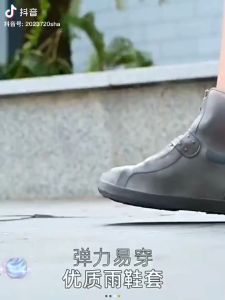 Shoe Cover Waterproof Thickened Bota Shoe Cover Anti Slip Rain Boots for Women Wear Resistant Rain