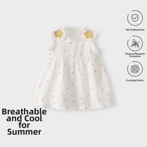 TONGLIANCHUXIN | Cotton Princess Style Dress Summer Thin