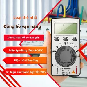 ANENG | AN101 Mini Kỹ Thuật Số Đồng Hồ Vạn Năng 4000Count T-RMS AC/DC NCV Điện Dung Vôn Kế Máy Đo Điện Chuyên Nghiệp Công Cụ Đo Điện