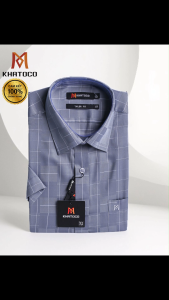 Áo sơ mi nam tay ngắn Khatoco(S-5XL)