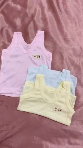 Singlet Anak / Kaos Dalam Anak / Kutung Polos Putih Warna Stiker S M L XL 3L 4L