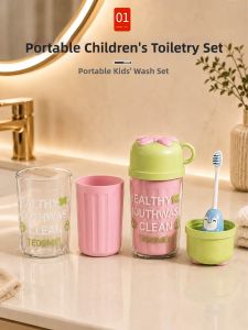 UKOBT | Antibacterial Mold-Proof Food-Grade Toothbrush Cup Wash Set