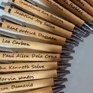 Eco-Friendly Bamboo Ballpen with Custom Engraved Name