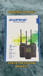 COD Baofeng T99 Plus Walkie Talkie 10PCS Set Long Range Two Way Radio UHF/VHF Portable Rechargeable for Security Construction