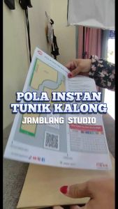 Pola Instan Tunik Kalong Kelelawar Dewasa [ Pola Baju Jamblang Studio ]