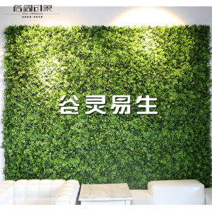 Outdoor Balcony Simulation Green Plant Wall Decorative Background Wall Art Synthetic Bionic Fake Grass Lawn Door Head Stereo