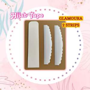 Hijab Shaper Tape Glamour (Isi 2) Membuat Hijab Melengkung Paripurna Membuat Hijab tegak lurus merapikan hijab mika hijab wisuda pesta pernikahan