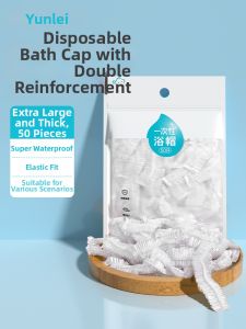 Yunlei | Waterproof Shower Cap for Adults 50pc