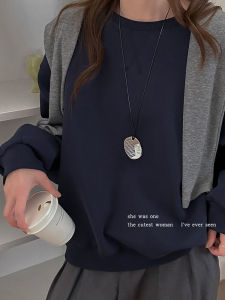 Fashionable Comb Pendant Necklace Long Sweater Chain Womens New 2025 Model Lockbone Chain Accessory Fresh Outlined Jewelry
