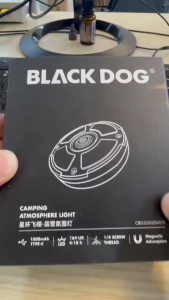 BLACKDOG UFO Camping Ambient Light Magnetic Side Lamp Multi Color Stepless Diming Lamp Outdoor Light