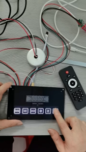 Touch button control Bluetooth decoding board intelligent control LED lights multifunctional stereo player audio DIY kit