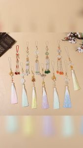 daidai (Ready Stock) Chinese Tassel Jewelry Antique Cheongsam Accessories Pendant Ornament 国潮风旗袍压襟古风挂件胸针汉服茶服流苏复古中式妆配饰品女