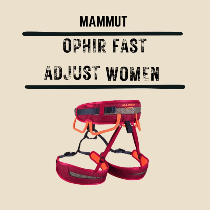 MAMMUT Ophir Fast Adjust Women (Sundown-safety orange) - Climbing harness