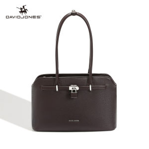 David Jones Paris Clea 2025/2026 Autumn Winter Women PU Leather Female Soft and Supple Totes bag Shoulder Bag