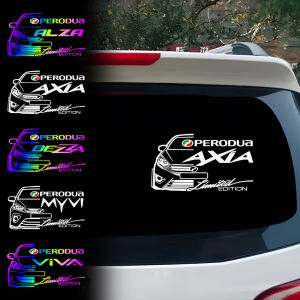 สำหรับรถเปโรดัว Alza Axia Bezza Myvi Viva เลเซอร์กันน้ำสำหรับตกแต่งรถสติกเกอร์อุปกรณ์เสริมในมาเลเซีย