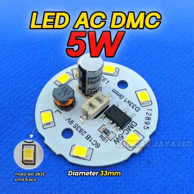 PCB LED AC (DMC) 5 Watt ~Lancar Jaya Led~