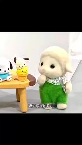 OXO Japan Sylvanian Families Play House Doll Set Children Lamb Babys Doll Toy Girl Girlfriend Gifts